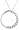 14k White Gold Diamond Journey Half-Circle Pendant (1 cttw, H-I Color, I1-I2 Clarity)