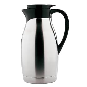 Copco 2 Quart Thermal Capacity Brushed Stainless Steel Carafe by Copco
