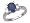 1.95 cts Genuine Sapphire Engagement Ring Size 4 FREE GIFT BAG!