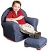 Denim Rocker with Ottoman Set By KidKraft