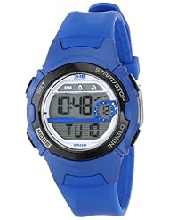 Timex Womens T5K596 1440 Sports Digital Mid-Size Blue Resin Watch