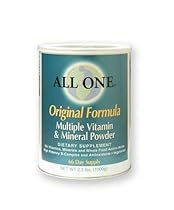All One Powder Multiple Vitamins & Minerals, Original Formula, 2.2-Pound Can