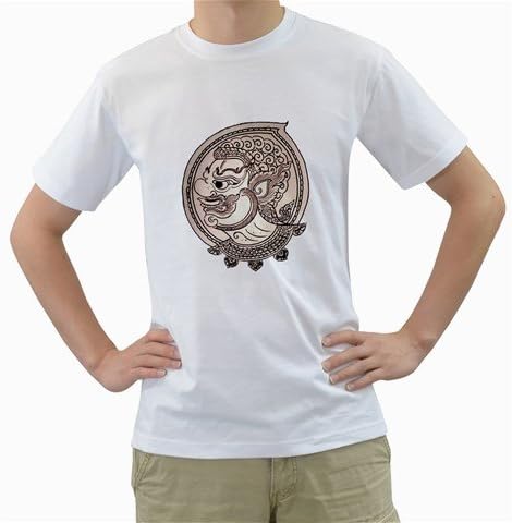 The Ramayana Giant Graphic Print Men's T-Shirt (White) Two Sided