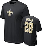 Mark Ingram #28 Black Nike New Orleans Saints Name & Number T-Shirt