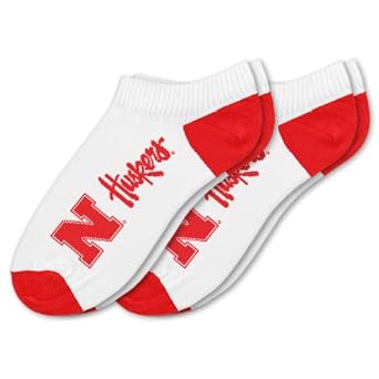 Click here to buy NCAA Ladies No-Show Two Pack Socks by For Bare Feet.