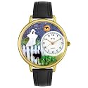 Halloween Ghost Theme Black Leather