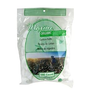 Cotton Balls, Zip-Locked, 100 ct ( Multi-Pack) by MAXIM HYGIENE PRODUCTS