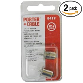 PORTER-CABLE 8419 19.2-Volt Replacement Light Bulb (2 Pack)