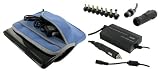 4n1 Combo - Acer Aspire One AOA150-1029 8.9-Inch AC and DC Adapter Charger - Home / Car / Airplane (Invisible Zipper Tri-Pocket - Blue)