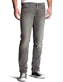 Levis Young Mens 511 Skinny Jean, Faded Black, 36x32