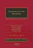 Construction Law Handbook: Cummulative Supplement Volumes 1 and 2 (Construction Law Library)