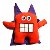 Sckoon Organic Cotton Red Ha-Ha Hero Plush Baby Toy