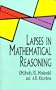 Lapses in Mathematical Reasoning (Dover Books on Mathematics)