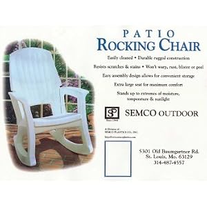 Patio Resin Rocking Chair