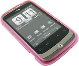 GreyMobiles Pink Gel Case For HTC Wildfire WITH SCREEN PROTECTOR
