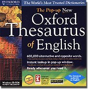 SELECTSOFT USA The Pop-up New Oxford Thesaurus of English (Windows)