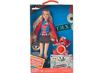 Childrens Toyshop  Toys : Barbie Barbie & T.M.X. Elmo RED