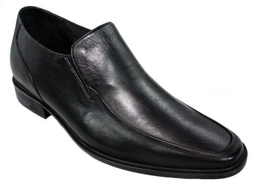 CALDEN - K39336 - 2.6 Inches Taller - Height Increasing Shoes for Men (Black Dress Shoes)