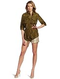 Candela Womens Bobbie Anorack Miltary Jacket