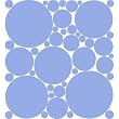 Way Cool Blue Polka Dot Peel & Stick Wall Pops Stickers