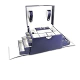 Coffret &agrave; Bijoux "Soho" bleu marine