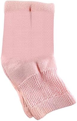 Sole Choice Soft Luxurious Diabetic Socks 2-pack Qtr Pink/White Size 9-11
