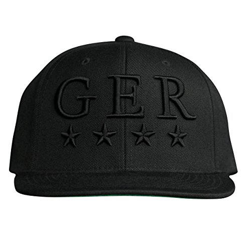 MARQUE NOIRE BERLIN “GER” Snapback (Designer Baseball Cap, Herren Damen Unisex Erwachsene)