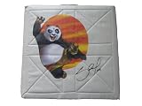 2011 NL All Star Pablo Sandoval Autographed Kung Fu Panda Custom Full Size Logo Base, San Francisco Giants, Proof Photo of Pablo Signing for Us.