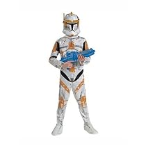 Star Wars Clone Trooper Commander Cody Costume - Child's Fancy Dress - Medium