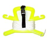 Plastic Line Holder with 100FT Poly (Yellow) Line & Quick Release