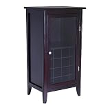 Review SmartBargains  / Sixteen Bottle Wine Cabinet With Glass Door