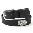 Black Leather Belt Strap - Collegiate Series
