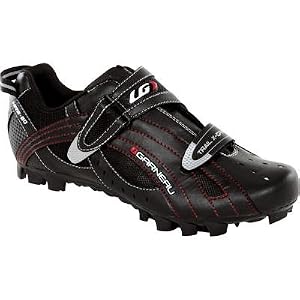 Louis Garneau 2010 Trail X-Grip Mountain Bike Shoes - Black - 1487090-020
