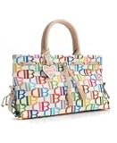 Dooney & Bourke Large Multi DB Tassel Tote