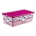 Rotho Babydesign 77191820KS - Aufbewahrungsbox Creativ Clear Box, Motiv Hello Kitty  5 L