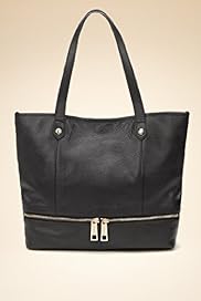 Autograph Leather Zip Shopper Bag