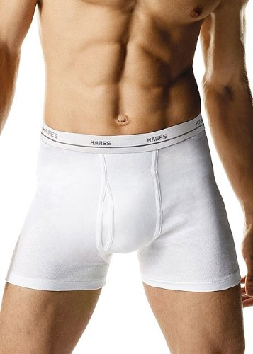 Hanes 4-Pack Boxer Brief 2349B4XX-Large and Color: Classic White