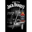 Jack Daniels whiskey Poster billiards pool table - 24x36
