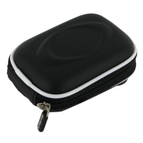 EVA Hard Shell Carrying Case (Black) for Nikon Coolpix S8000 14 MP Digital Camera Black
