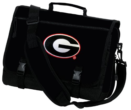 Georgia Bulldogs Messenger Bags University of Georgia School Bag or Briefcase Laptop Bags - Best Unique GIFT IDEA for Men Man Ladies Him Her Students Alumni Women or a Child