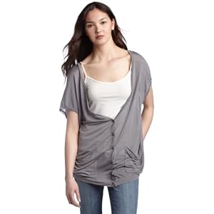 Buy 7 For All Mankind Ladies Slouchy Short Sleeve Cardigan by 7 For All Mankind