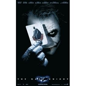 Posters: Batman Poster - The Dark Knight, Le Chevalier Noir, Joker Carte A Jouer (98 x 68 cm)