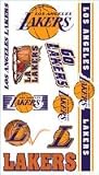 Sporting Goods : Los Angeles Lakers Temporary Tattoos Set (Set of 6 Sheets)