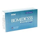 Biomedics 55 Evolution UV, 6er Packung Kontaktlinsen, St�rke frei w�hlbar (BC-Wert: 8.60,  Preisvergleich