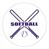 SOFTBALL - 6 INCH MAGNET