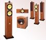 Crystal Acoustics TX-T System with THX� SELECT Certified Subwoofer, Center & C-Audiovideo TX-FS Tower Speakers - Cherry