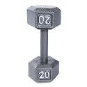 Cap Barbell Solid Hex Single Dumbbell (20-Pound)