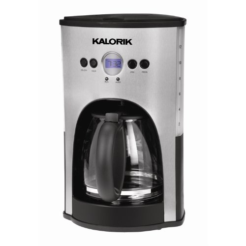 Kalorik CM25282SS Stainless-Steel Programmable 12-Cup Coffeemaker