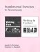 Supplemental Exercises to Accompany Writing First and Writing in Context