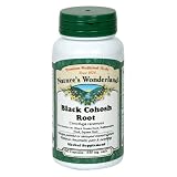 Nature's Wonderland Black Cohosh Root Herbal Supplement Capsules, 650 mg, 60-Count Bottles (Pack of 3)